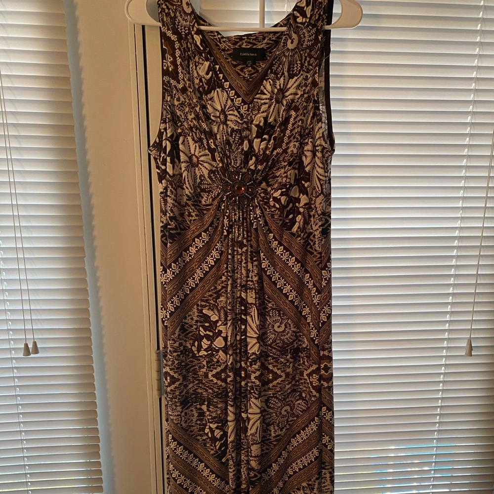 2/$25 🌸 R &R Richards Floral Pattern Dress